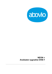 NEON + Analizator sygnałów DVB-T