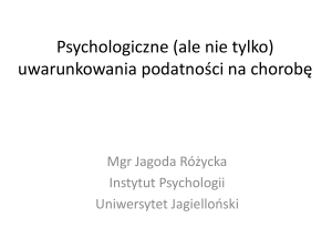 Czynniki ryzyka - Jagielloński Uniwersytet Trzeciego Wieku
