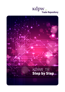 KDPW_TR Step by Step