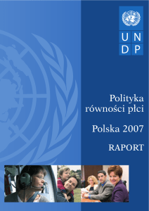 Polityka równości płci Polska 2007