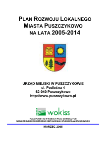 plan rozwoju lokalnego gminy kleszczewo