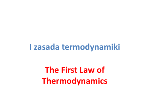 I zasada termodynamiki