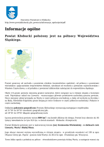 Informacje ogólne - Portal Powiatu Kłobuckiego