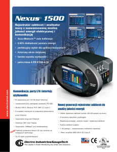 Nexus® 1500 - Electro Industries