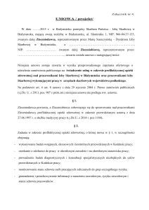 umowa - Izba Administracji Skarbowej w Białymstoku