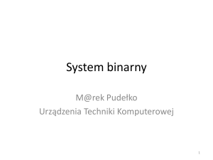 System binarny