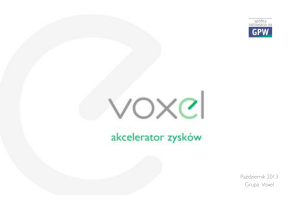 Październik 2013 Grupa Voxel