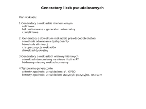 Generatory liczb pseudolosowych