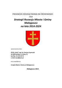 Strategii Rozwoju Miasta i Gminy Małogoszcz na lata 2014-2024