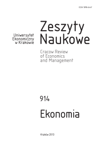 Ekonomia - Uniwersytet Ekonomiczny w Krakowie