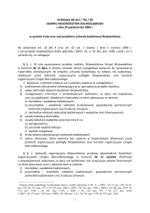 Uchwała Nr - BIP Urząd Marszałkowski Województwa Dolnośląskiego