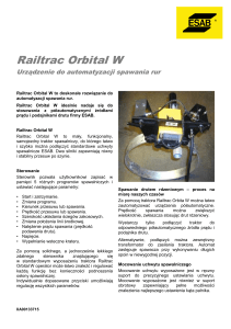 Railtrac Orbital W XA00133715 - Dob