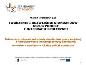 Praca socjalna i pomoc społeczna w Polsce: pomiędzy