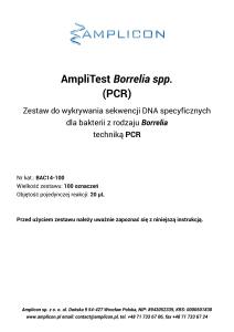 AmpliTest Borrelia spp. (PCR)