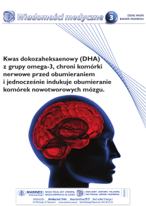 Kwas dokozaheksaenowy (DHA) z grupy omega