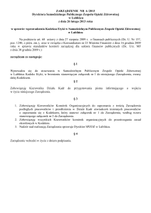 Kodeks etyki - SPZOZ Lubliniec