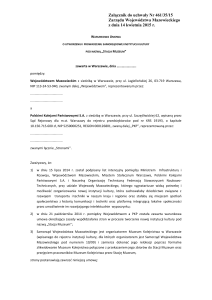 umowa - Samorząd Województwa Mazowieckiego