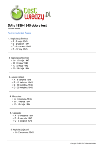 DAty 1939-1945 dobry test