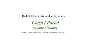 prof. Rudolf Klimek Weronika Olejniczak