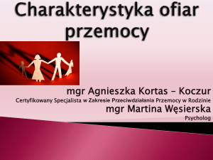 Charakterystyka ofiar - Ośrodek Profilaktyki Rodzinnej w Chojnicach