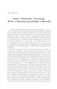 Kant - Nietzsche