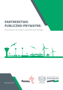 partnerstwo publiczno-prywatne - Instytut Partnerstwa Publiczno