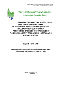 EKO-MŚP wersja do wydruku - Wojewódzki Fundusz Ochrony