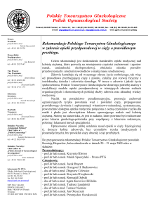 Polskie Towarzystwo Ginekologiczne Polish