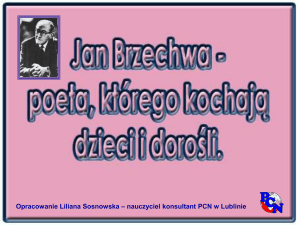 Jan Brzechwa - prezentacja