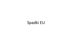 Spadki EU