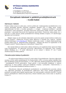 Zarządzanie talentami w polskich przedsiębiorstwach
