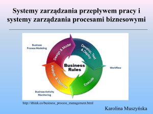 Systemy zarządzania przepływem pracy (WfMS)