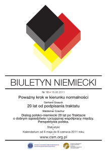 biuletyn niemiecki - Fundacja Współpracy Polsko