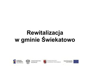 Prezentacja - Gmina Świekatowo