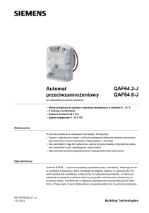 Automat przeciwzamrożeniowy QAF64.2-J QAF64.6-J