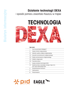Działanie technologii DEXA