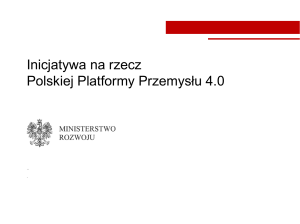 Czym będzie Polska Platforma Przemysłu 4.0?