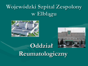 Oddział Reumatologii - Wojewódzki Szpital Zespolony w Elblągu