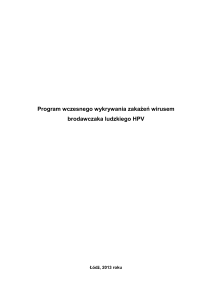 Program - HPV 2014 r.