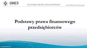 PPFP - Finanse publiczne