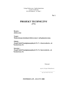projekt techniczny - bip.inowroclaw.powiat.pl