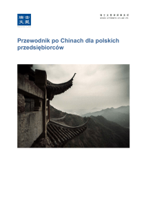 Przewodnik po Chinach dla polskich przedsiębiorców