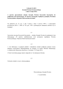 Uchwała Nr 68/11 Zarządu Powiatu Krotoszyńskiego z dnia 12 maja
