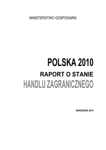 polska 2010 handlu zagranicznego