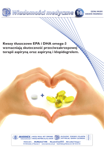 Kwasy tłuszczowe EPA i DHA omega