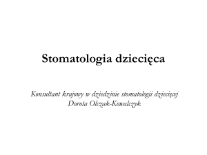 Stomatologia dziecięca
