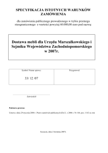 33/ 12 /07 - Urząd Marszałkowski Województwa