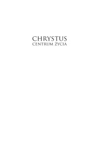 chrystus - Tyniec Wydawnictwo Benedyktynów