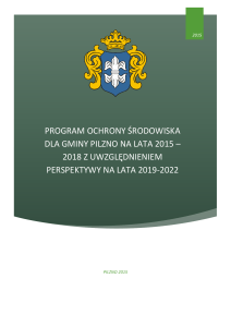 program ochrony środowiska dla gminy pilzno na lata 2015