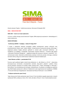 SIMA 2017-dossier prasowe
